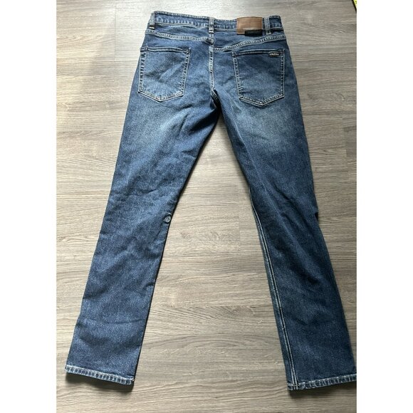 Volcom Vorta Slim Straight Jeans Men's Size 29 X 30L Dark Wash - Picture 11 of 11